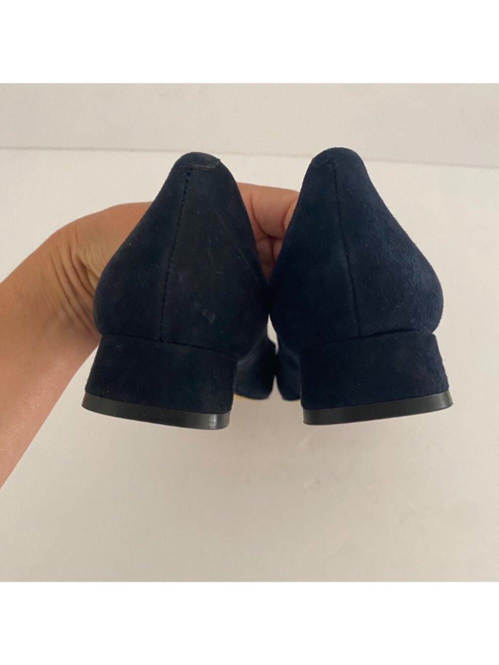 Tory Burch Gigi Heels Pumps Shoes Blue - Picture 6 of 7